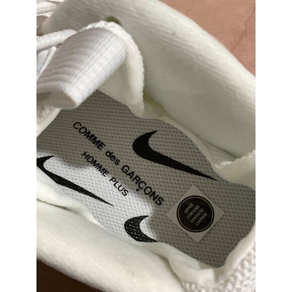 Nike COMME des GARCONS Homme Plus Nike Foamposite in White New with Box Sneakers - Picture 9 of 16